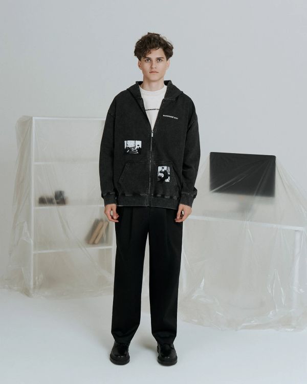 Худи Alekhine черное - фото 1