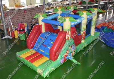 Надувной батут "Джунгли" 8*3*3 м