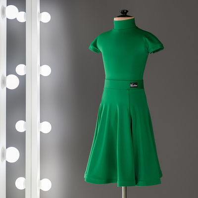 Standart 4-01-24-A | Платье годе 4 клина для спортивных бальных танцев | Vasileva Dance