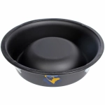 Миска из нержавеющей стали с силиконовым нескользящим ободком «ЛЮБИМЫЙ БРО», цвет черный, 18см (наклейка)