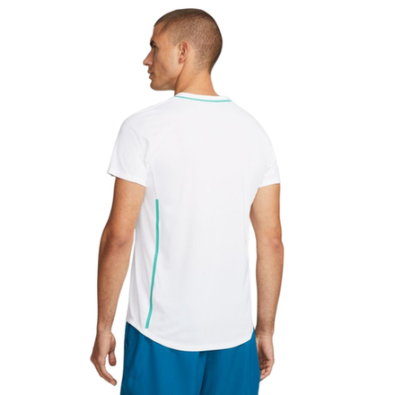 Теннисное поло Nike Spring Slam Ultimate Zip Polo M - white/black - White