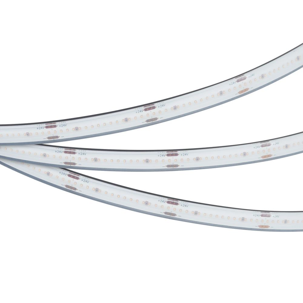 Светодиодная лента герметичная CSP-PFS-X320-10mm 24V Warm3000 (10 W/m, IP68, TWP100, 5m) (Arlight, -) 045052