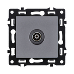 Розетка спутниковая SAT, серый Kollinger Asthetik AS-021GY