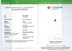 Изумруд, Груша, 3 шт / 4,69 карат, Колумбия