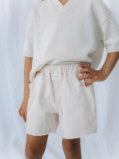 Шорты джинсовые, Молоко