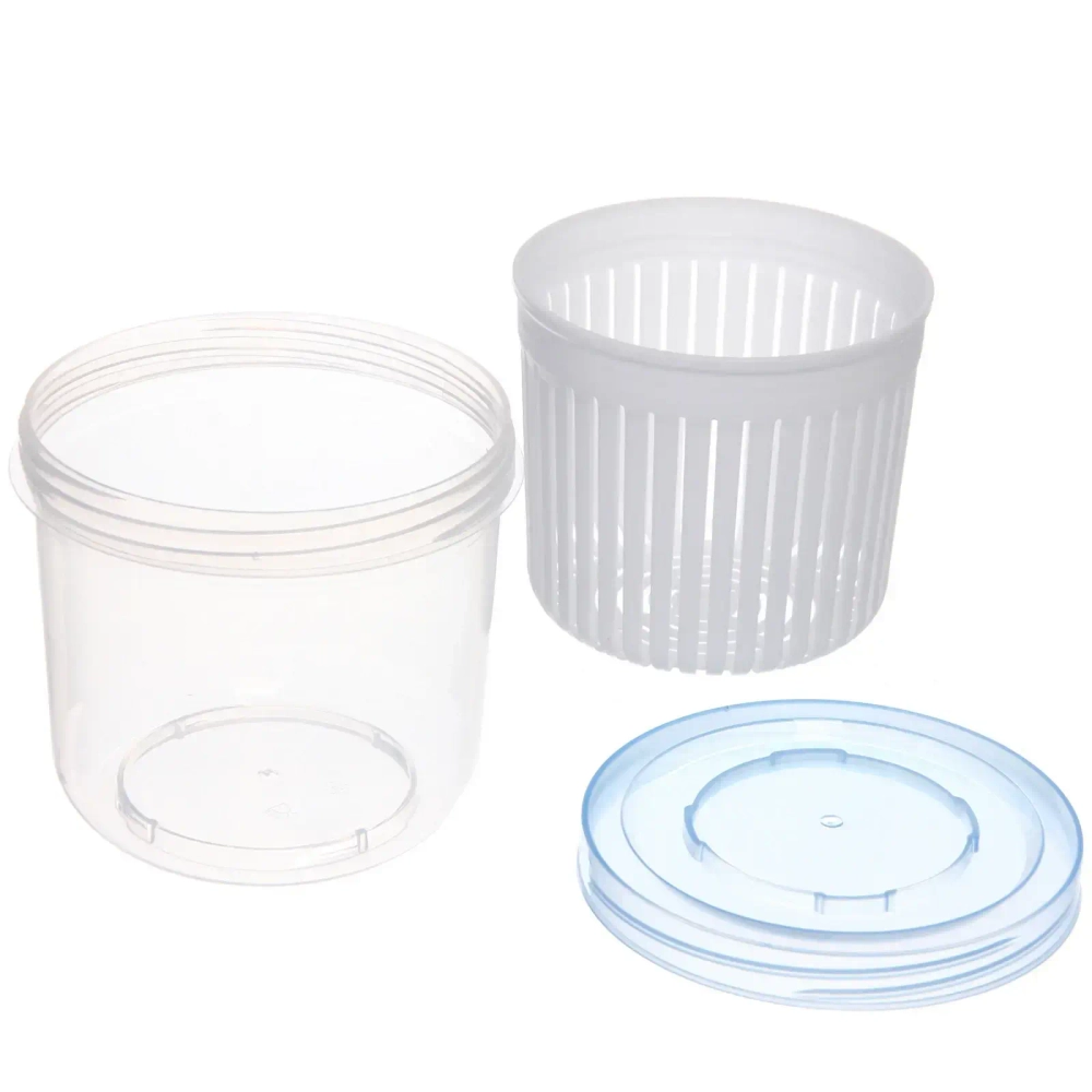 Банка пластиковая для зелени 9*8,5см