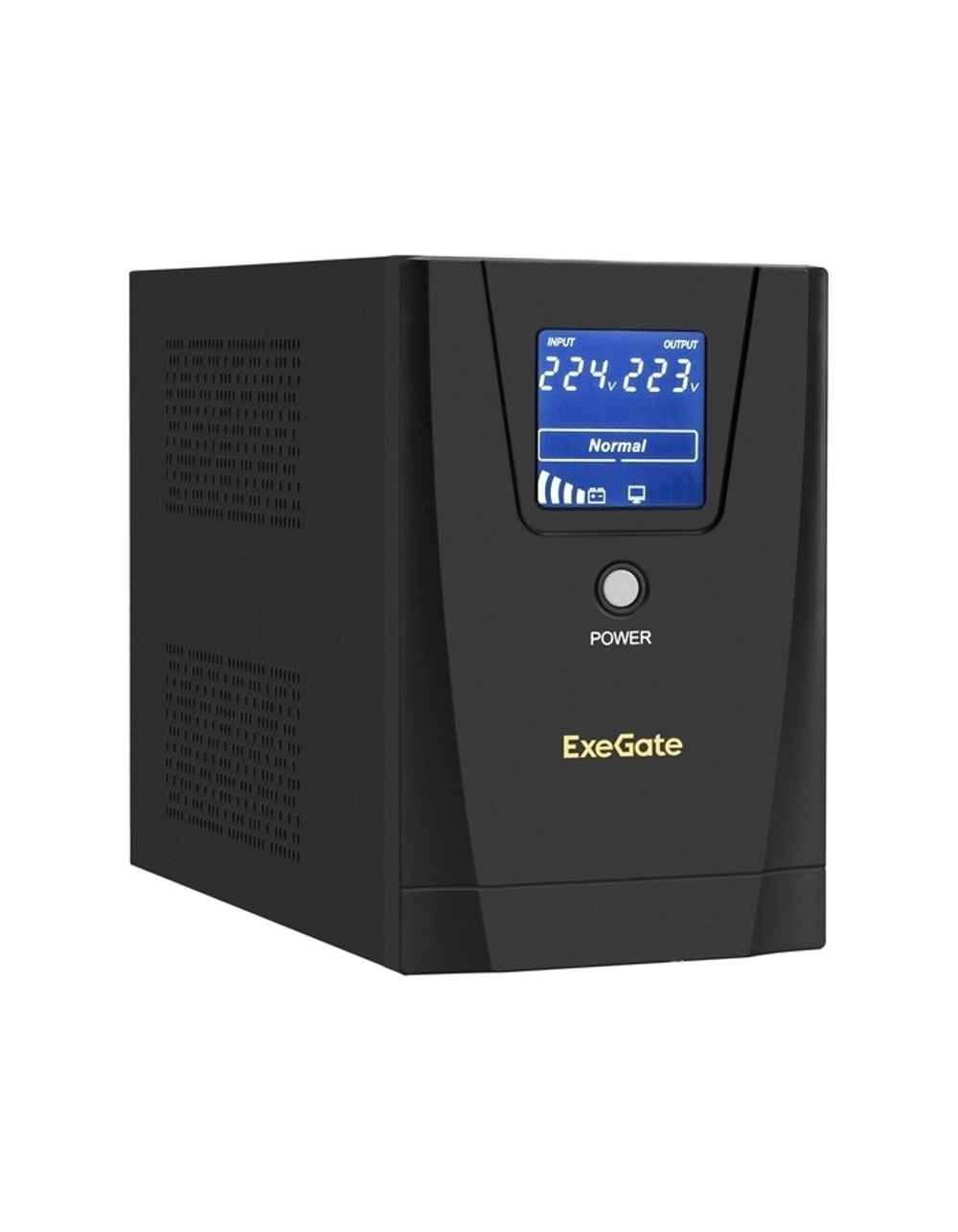 Exegate EX292796RUS ИБП ExeGate SpecialPro Smart LLB-1200.LCD.AVR.2SH.3C13.USB &lt;1200VA/750W, LCD, AVR, 2*Schuko+3*C13, USB, съемн.кабель, металлический корпус, Black&gt;