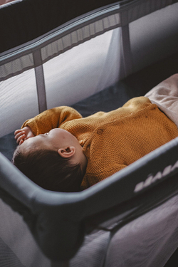 Детская люлька-кроватка-манеж Beaba Lit Parapluie 3 в 1 946001 MINERAL GRIS