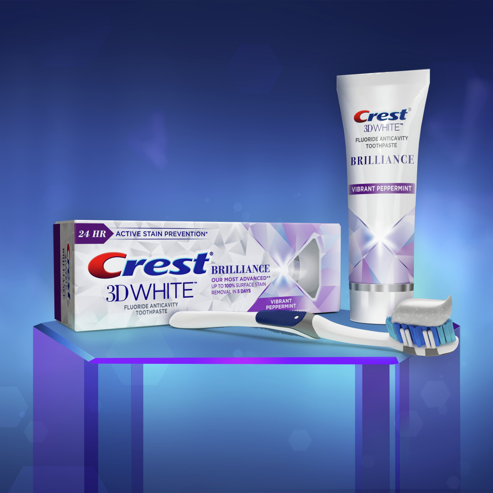 Crest 3D White Brilliance Vibrant Peppermint – Отбеливающая зубная паста