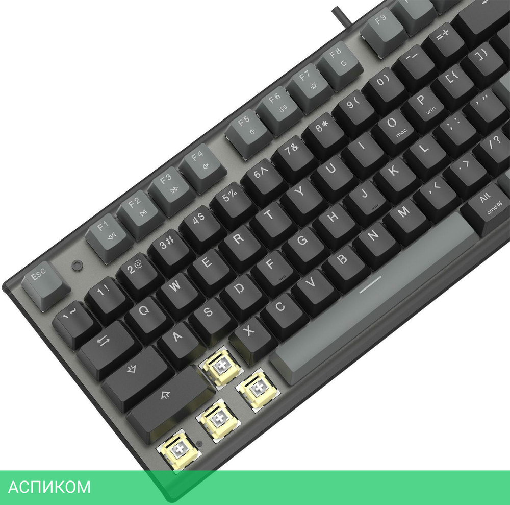 Клавиатура A4Tech Fstyler Neon черный (FS100)