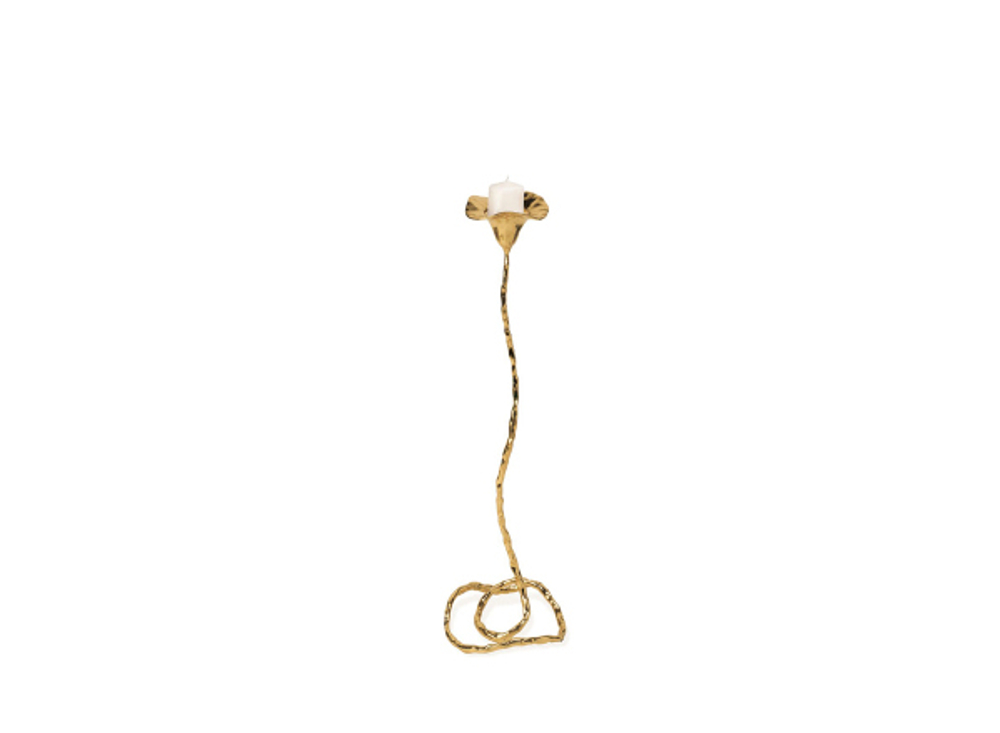 Mukul Goyal Подсвечник ИДЕН напольный, малый, золотистый MG351
