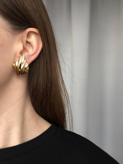 Клипсы с кристаллами Givenchy