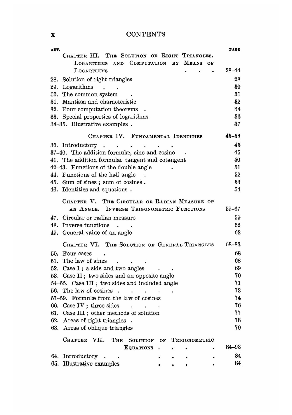 Plane and Spherical Trigonometry | Leonard M. Passano