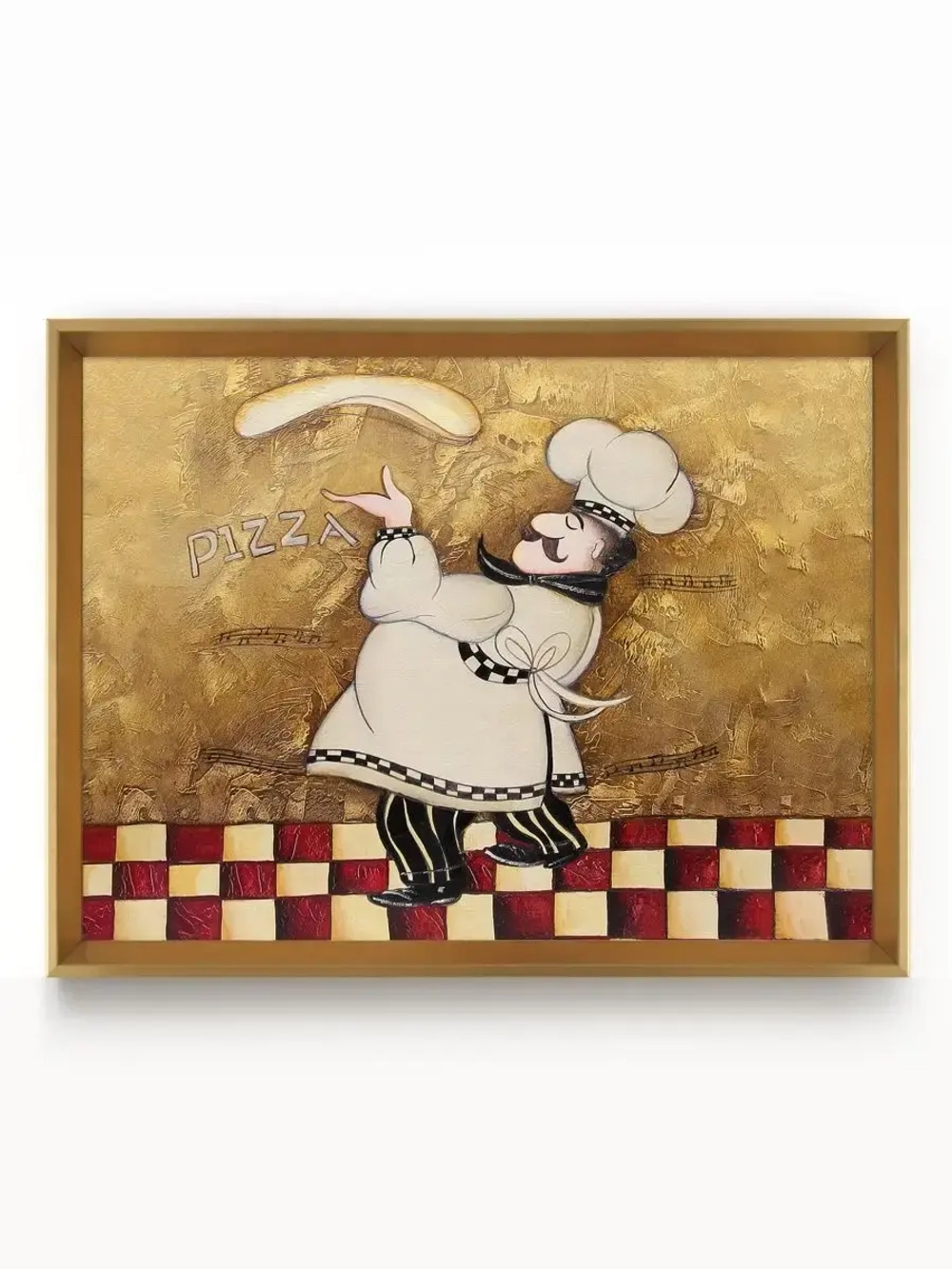 Картина настенная в багетной раме "Повар" 42*32 см