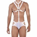 Мужские трусы джоки белые Pikante DOMINATE JOCKSTRAP 034601