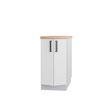 Кухня Модуль СТ 400 Ройс Белый Скин