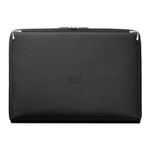CARTIER Must De Cartier Calfskin Handbag Briefcase Men"s Black