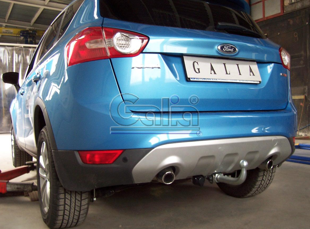 Фаркоп оцинкованный Galia F113C для Ford Kuga 2008-2013, 2013-(паспорт и сертификат в комплекте)(без электрики)