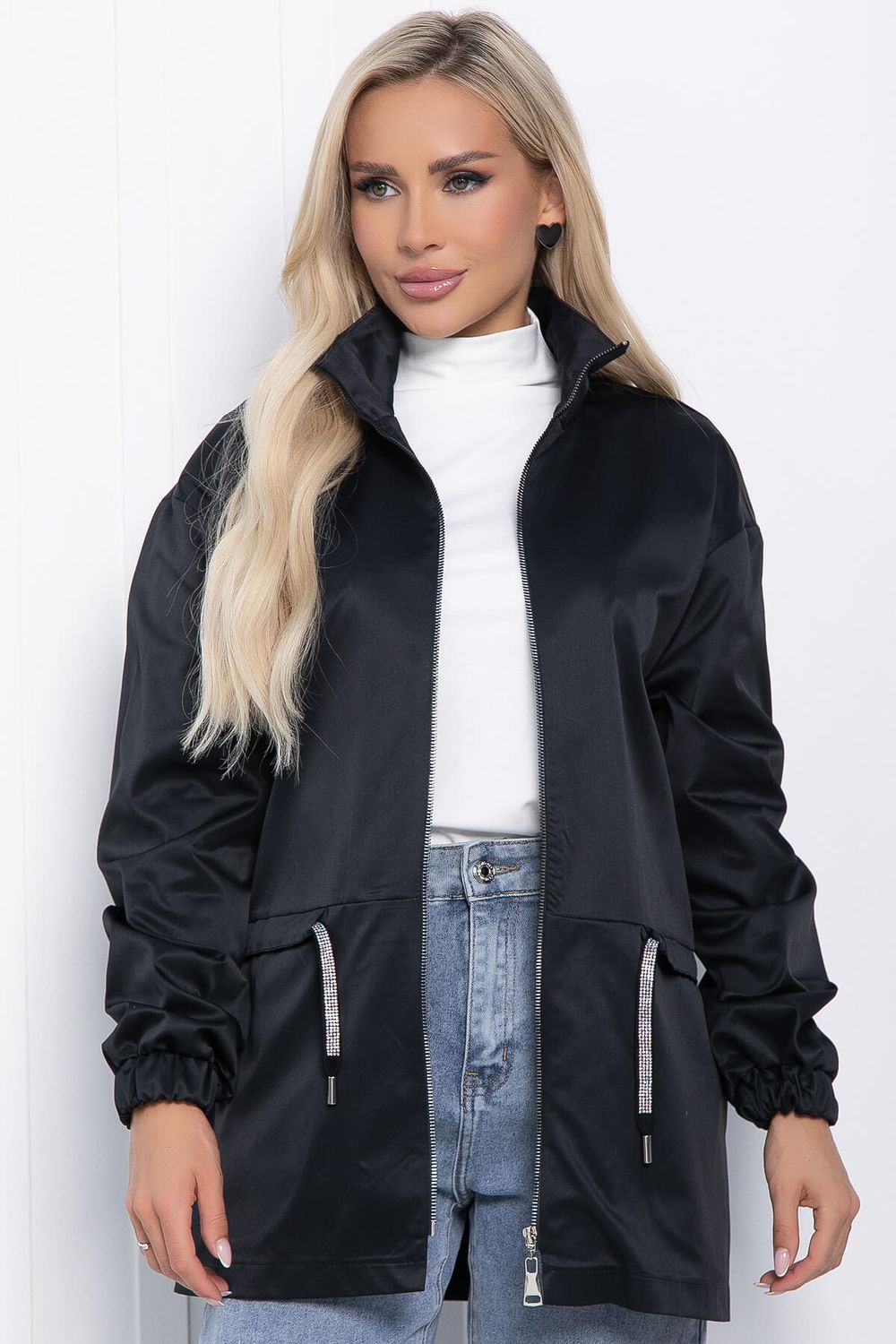 Ветровка Осенний дождь (черная) Б10931 LT Collection