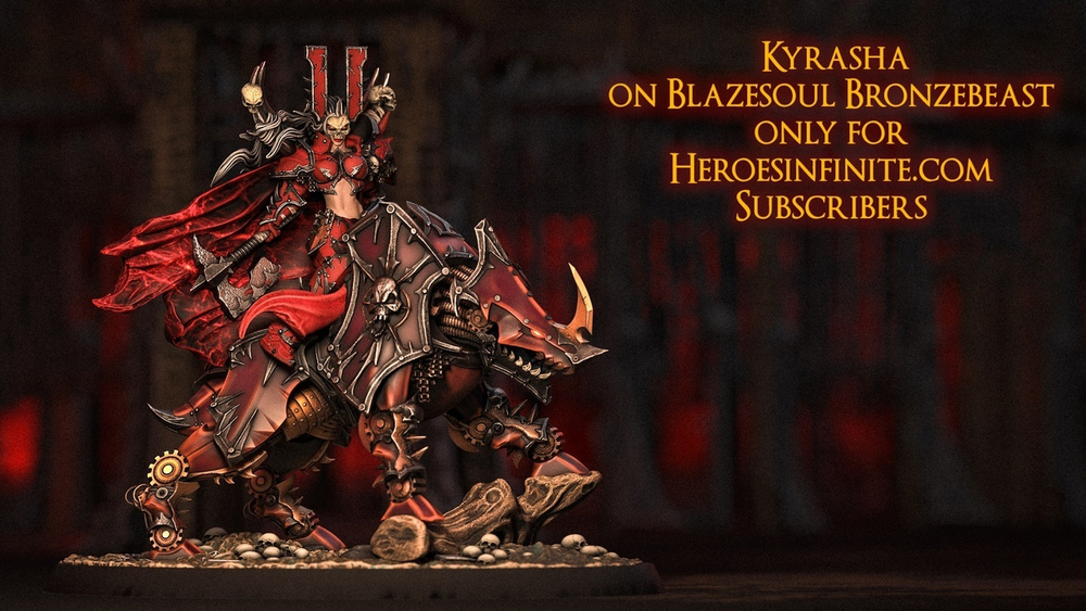 Chaos Khorne Champion Kyrasha on Beast