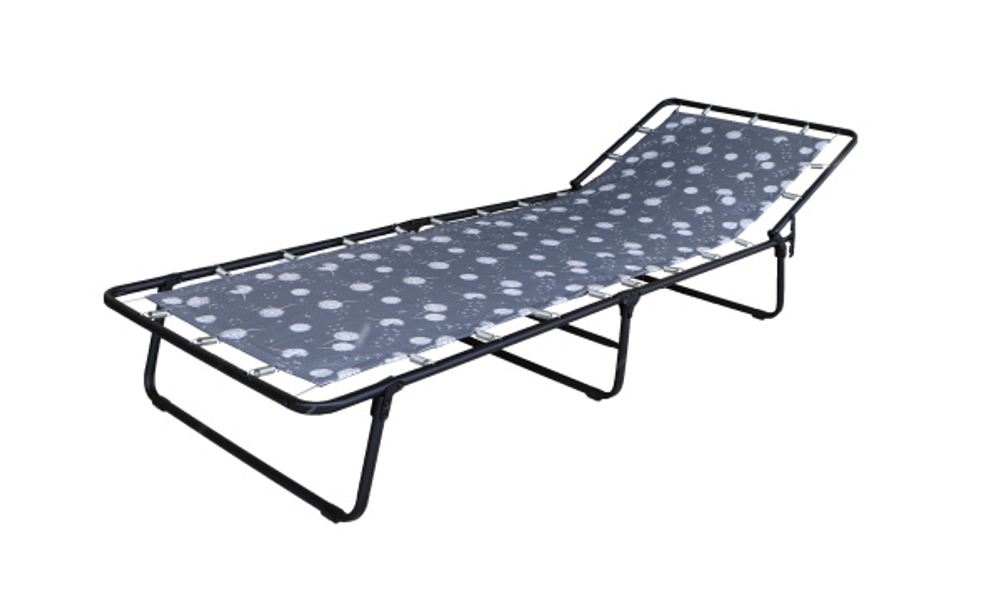 Кровать раскладная Селена жесткая (аналог Стефании с85А) арт.с1223 (цвет ткани серый рис.одуванчик (1 шт. в уп.)