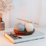 Деревянный крючок для вязания из кедра 6 мм. K300