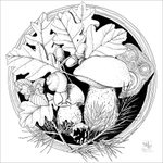 Раскраска "Мой Урал на блюдечке"