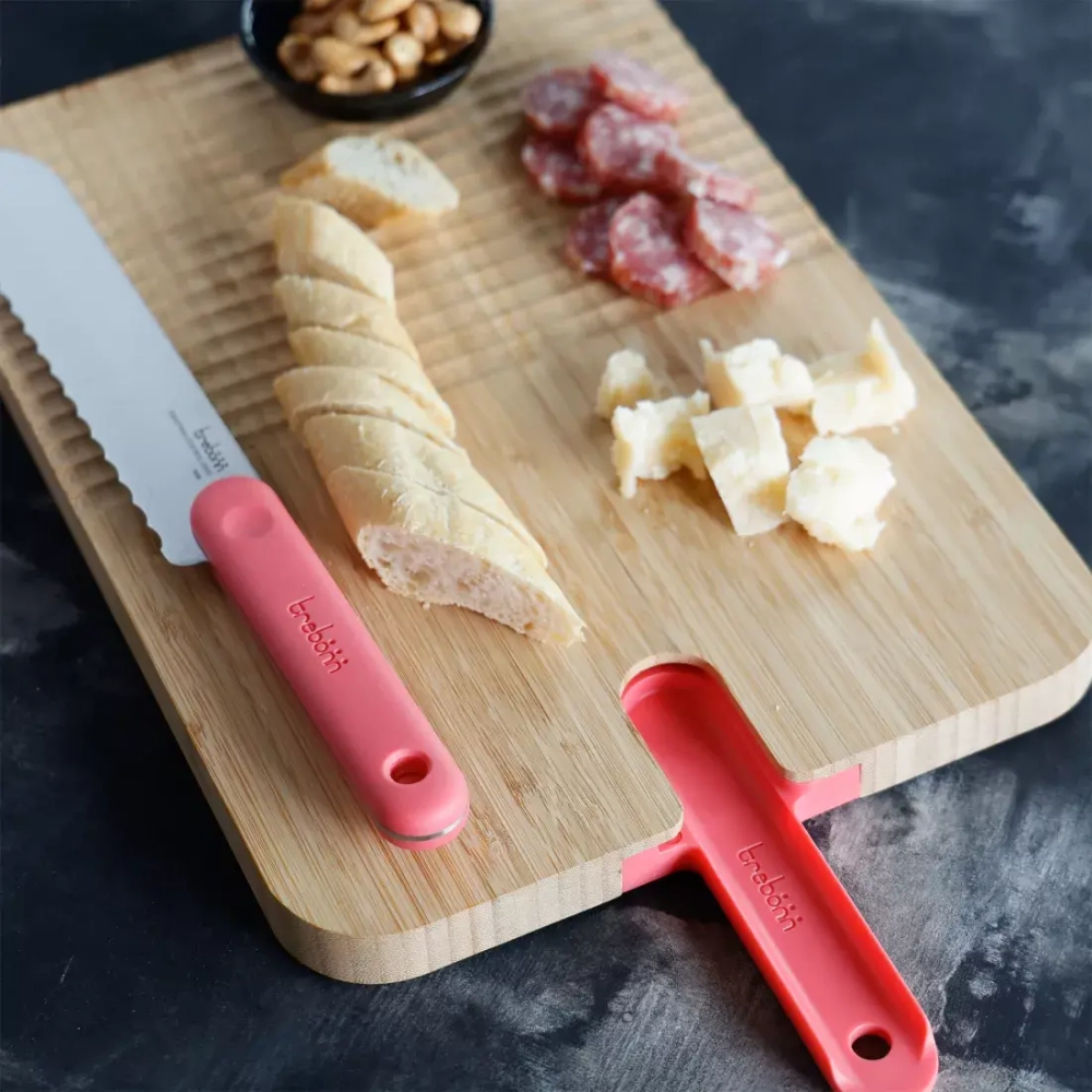 Доска разделочная 43x24x2.4см Trebonn Chopping boards and Knives розовая