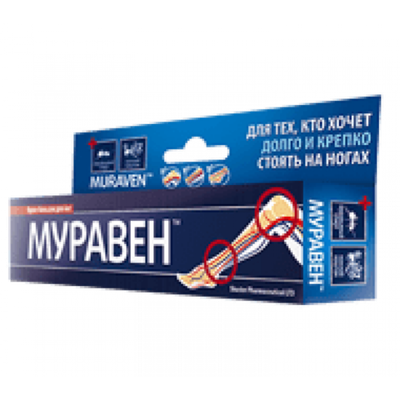 Крем-гель для ног, МУРАВЕН, 44мл, Шустер