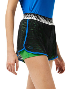 Женские Шорты теннисные Lacoste Tennis Shorts With Built-In Undershorts - black
