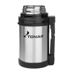 Термос Тонар 1000ML(C), дополнительная пластиковая чашка, складная ручка, ремень