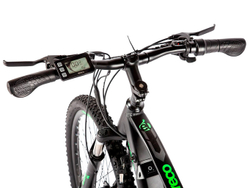 Электровелосипед Eltreco Ultra Max (Черно-зеленый)