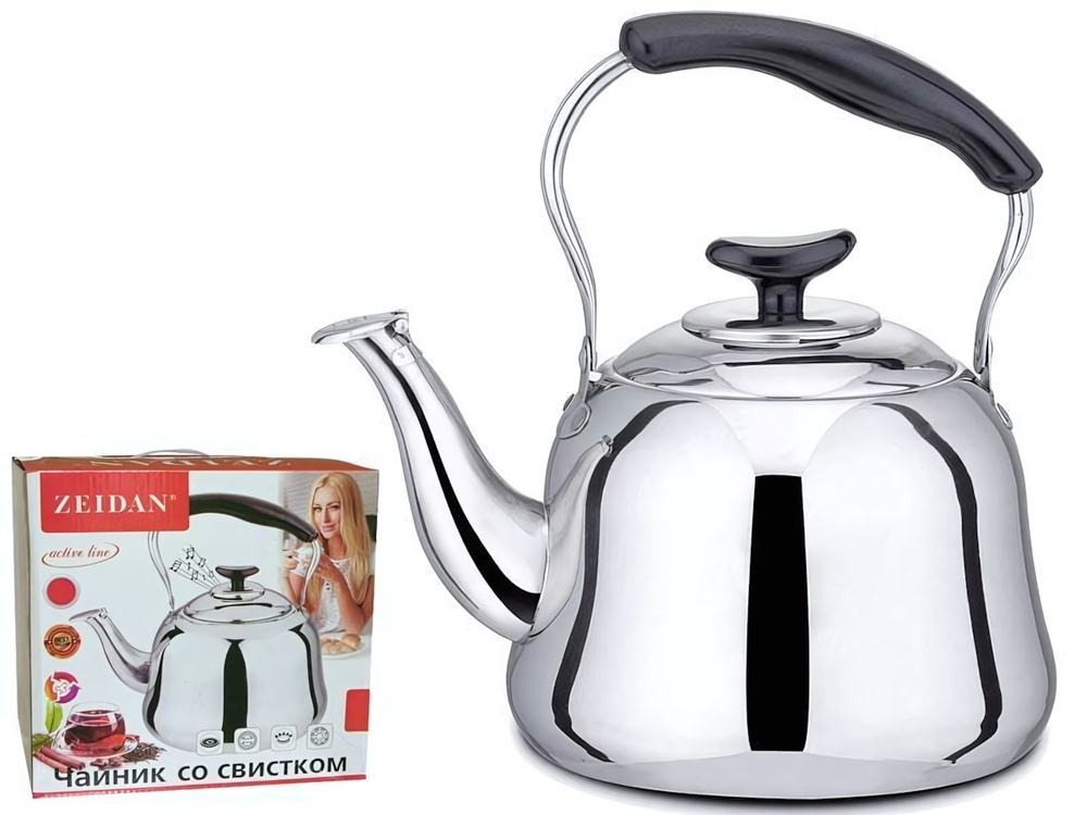 Чайник 4,3л нерж со свистком, Z-4152