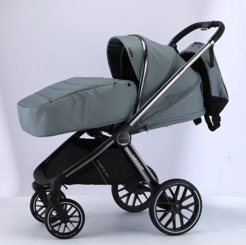 Детская коляска Luxmom 888 3в1 (синий)