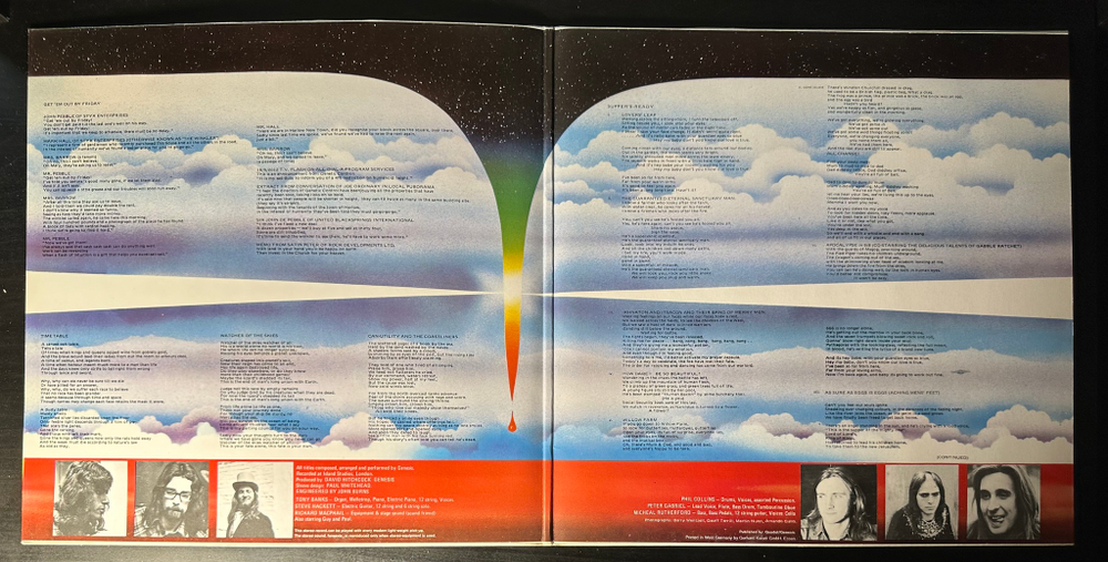 Genesis - Foxtrot (Германия 1972г.)