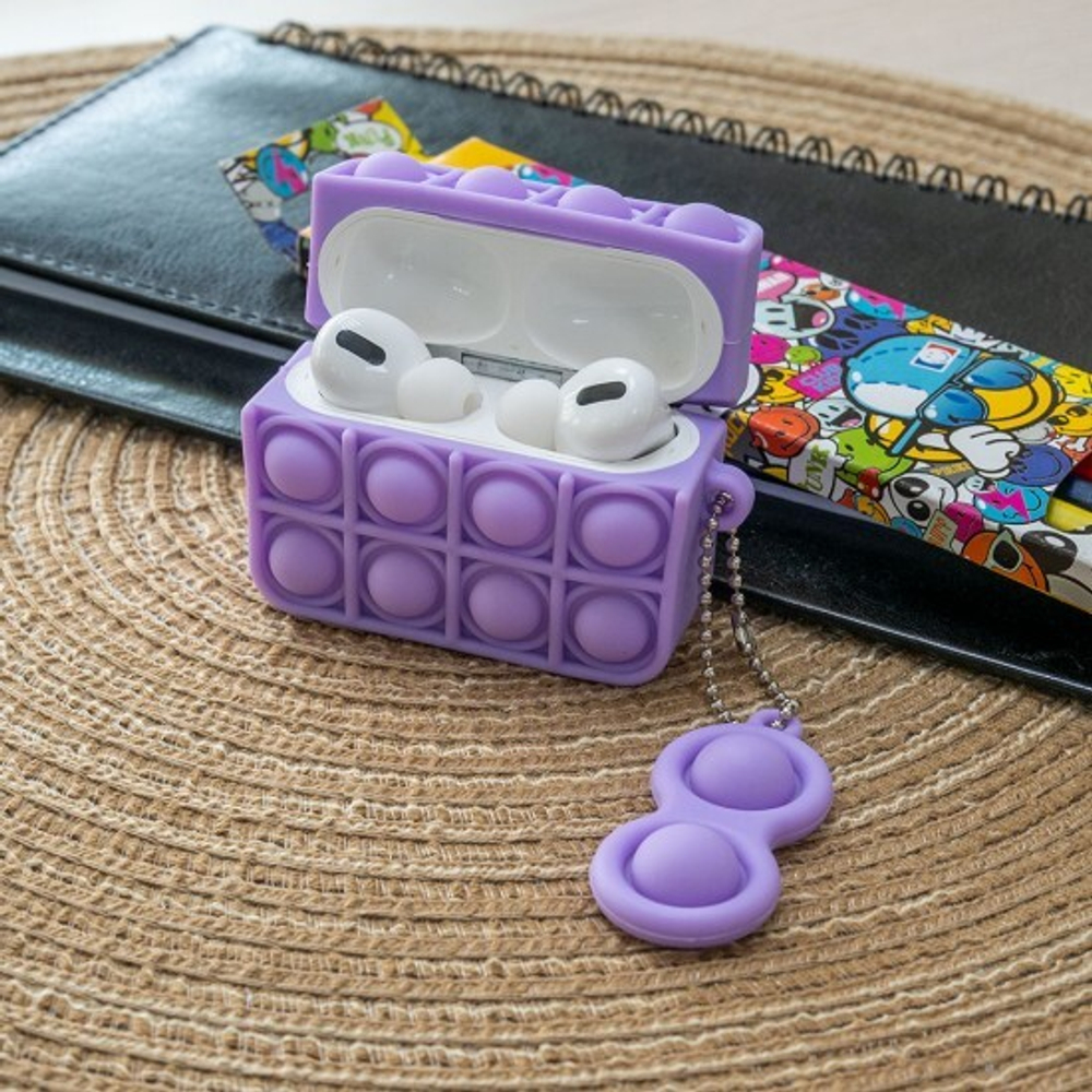 Силиконовый чехол для AirPods PRO Pop it, 012635