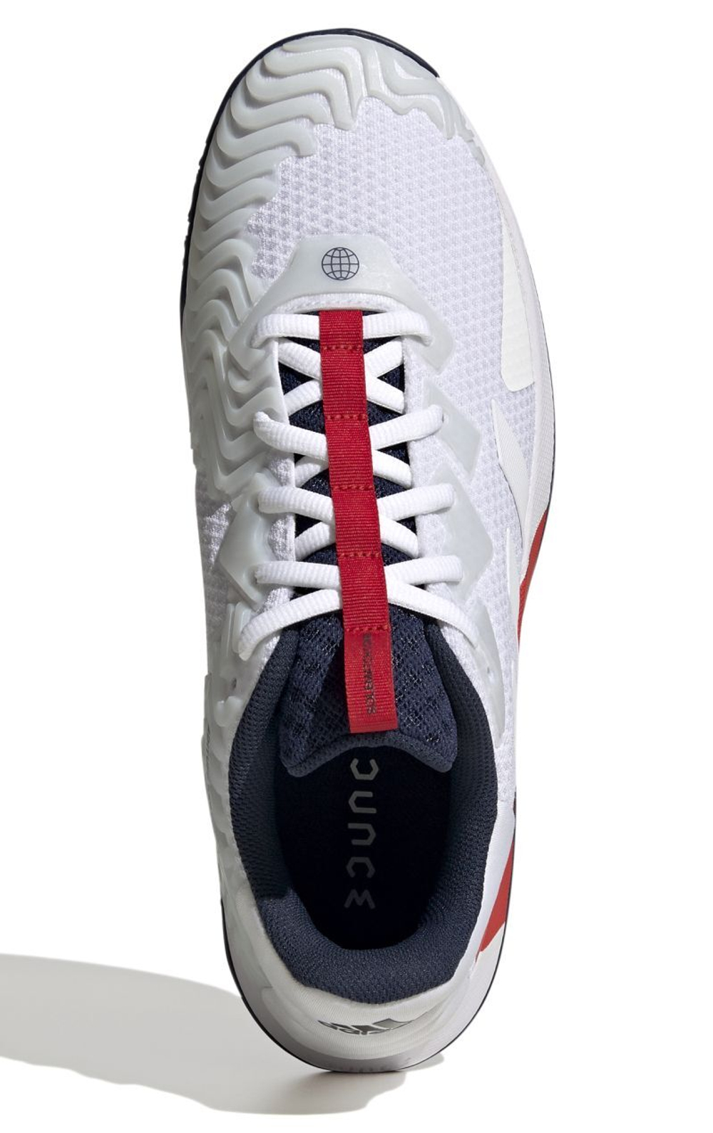 Мужские кроссовки теннисные Adidas SoleMatch Control M OC - white