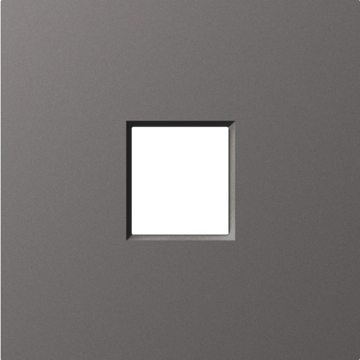 Накладка 1-я для розеток RJ45, TV, SAT,  HDMI,  матовый титан,  серия A07