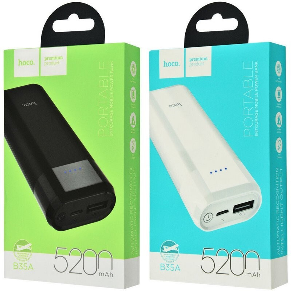 Портативный аккумулятор HOCO B35A 5200 mAh (черный)