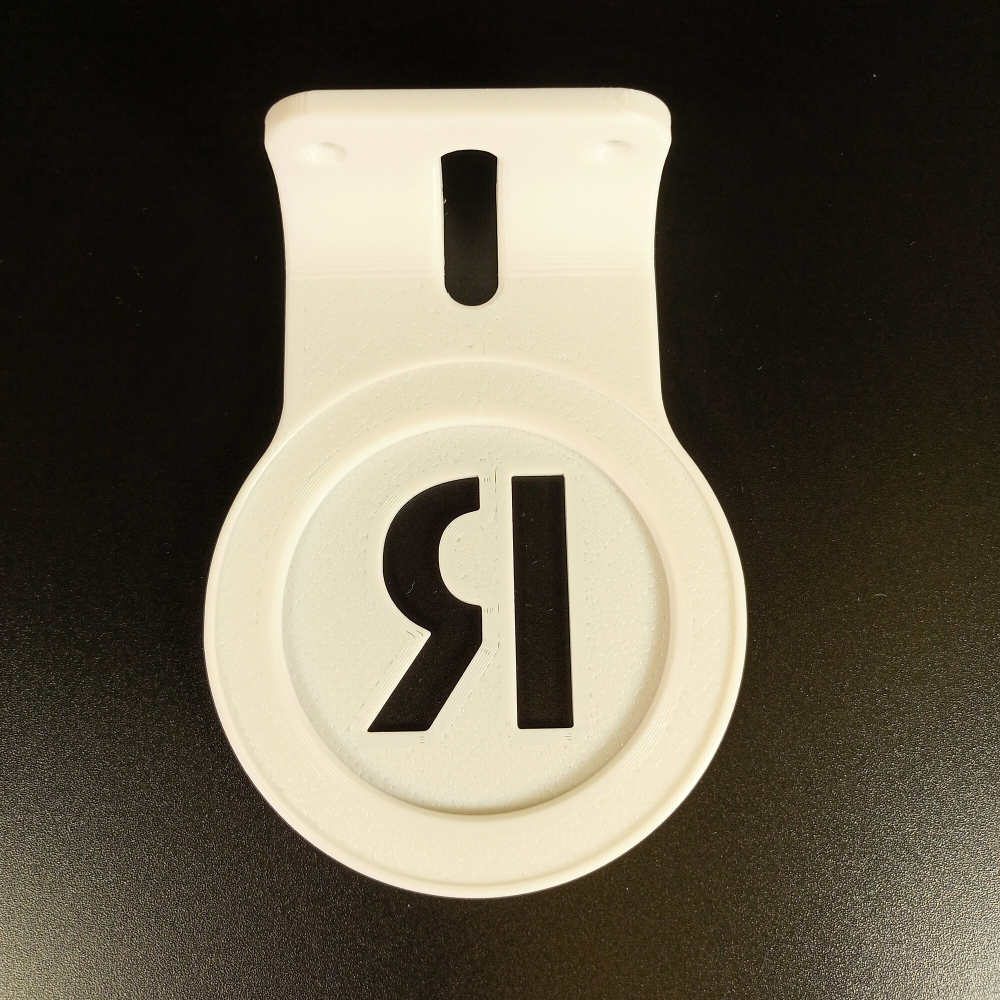 Настенный кронштейн-полка для Яндекс станции мини2 (Яндекс-Алиса), 3D печать, белый