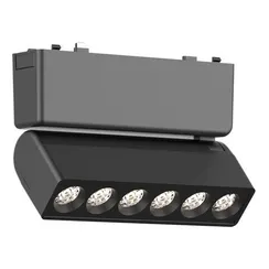 ST675.436.06 Магнитный трековый светильник Черный LED 1*6W 3000K 360Lm Ra>90 IP20 L122xW26xH80 48V СКАЙФЛЕТ