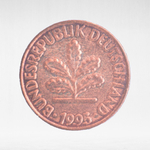 Germany, 1 Pfennig, 1995, (Berlin Mint - "A"), VF