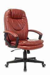 Кресло руководителя Бюрократ CH-868N коричневый Boroko-37 эко.кожа крестов. пластик