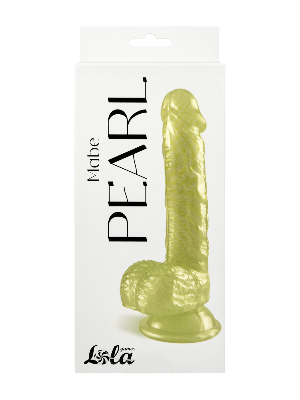 Перламутровый дилдо Mabe Pearl Золотистый 9901-01lola