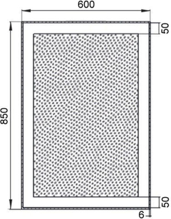 Зеркало Aquanet Алассио 6085 LED