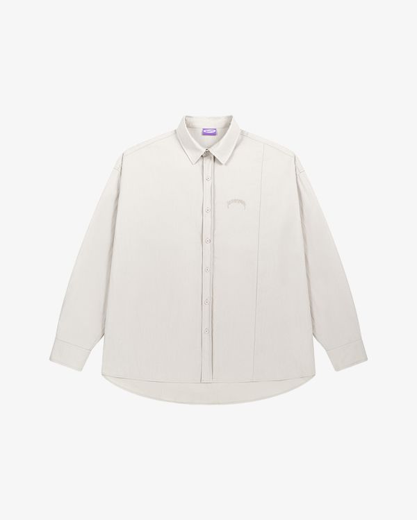 Сорочка Puff пыльно-белая - фото 5