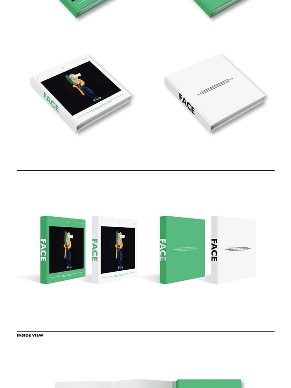 Альбом Shinee Key - Face 1st Solo Album 2 Version Set