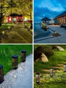 Садовые светильники на солнечных батареях/ фонари садовые 6 штук