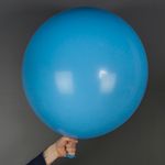 Шар (36''/91 см) Голубой, пастель, 1 шт.