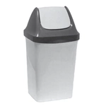 Контейнер для мусора СВИНГ 15л Мраморный 0,43,269х0,235м